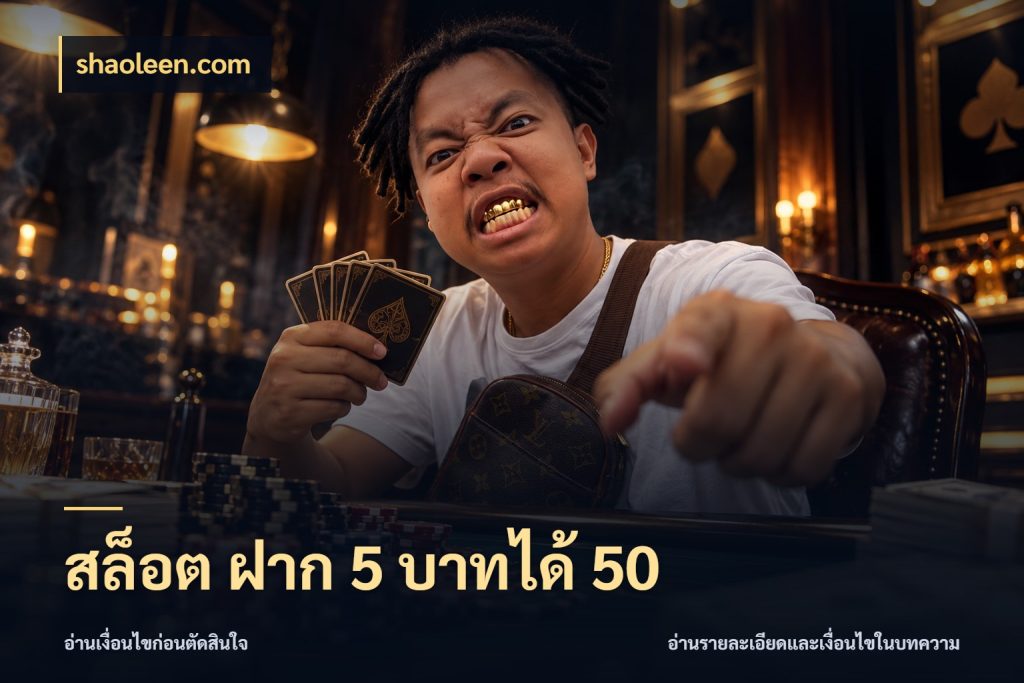 สล็อต ฝาก 5 บาทได้ 50 shaoleen.com เปิดมุมโปรให้เข้ากับเกมแนวโปรด