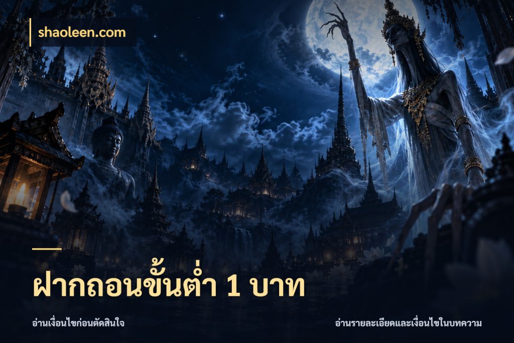 ฝากถอนขั้นต่ำ 1 บาท shaoleen.com เกมที่ชอบในขอบเขตเงินของตัวเอง