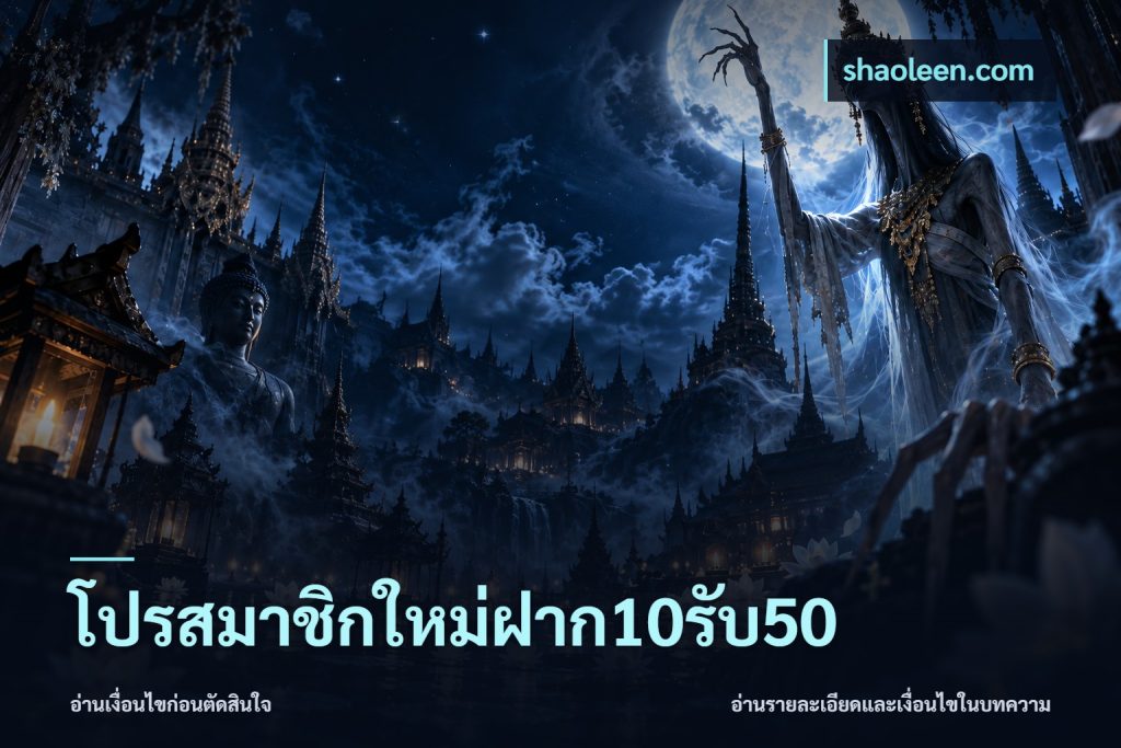 โปรสมาชิกใหม่ฝาก10รับ50