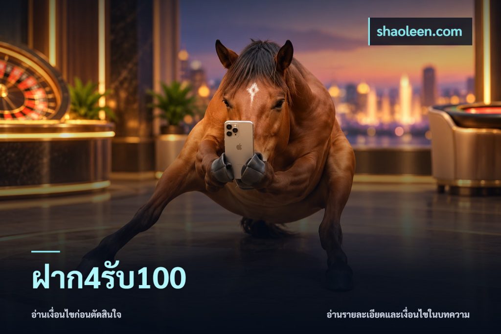 ฝาก4รับ100