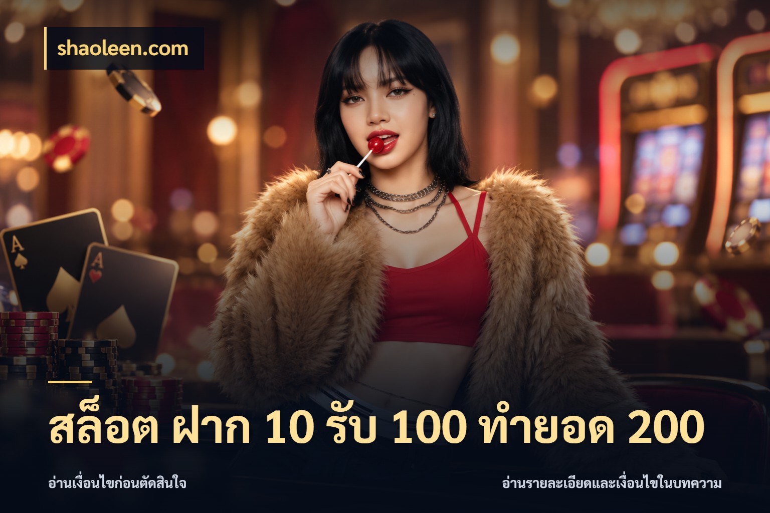 สล็อต ฝาก 10 รับ 100 ทำยอด 200 ยอดฝากและยอดรับในมุมของคนชอบลุ้น สไตล์ shaoleen.com