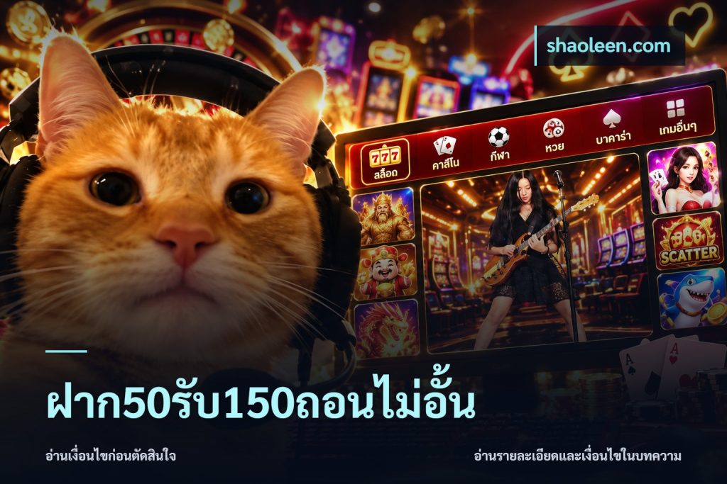 ฝาก50รับ150ถอนไม่อั้น