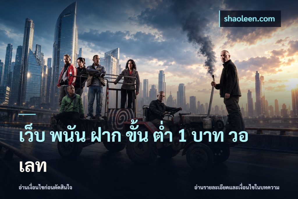 เว็บ พนัน ฝาก ขั้น ต่ำ 1 บาท วอ เลท