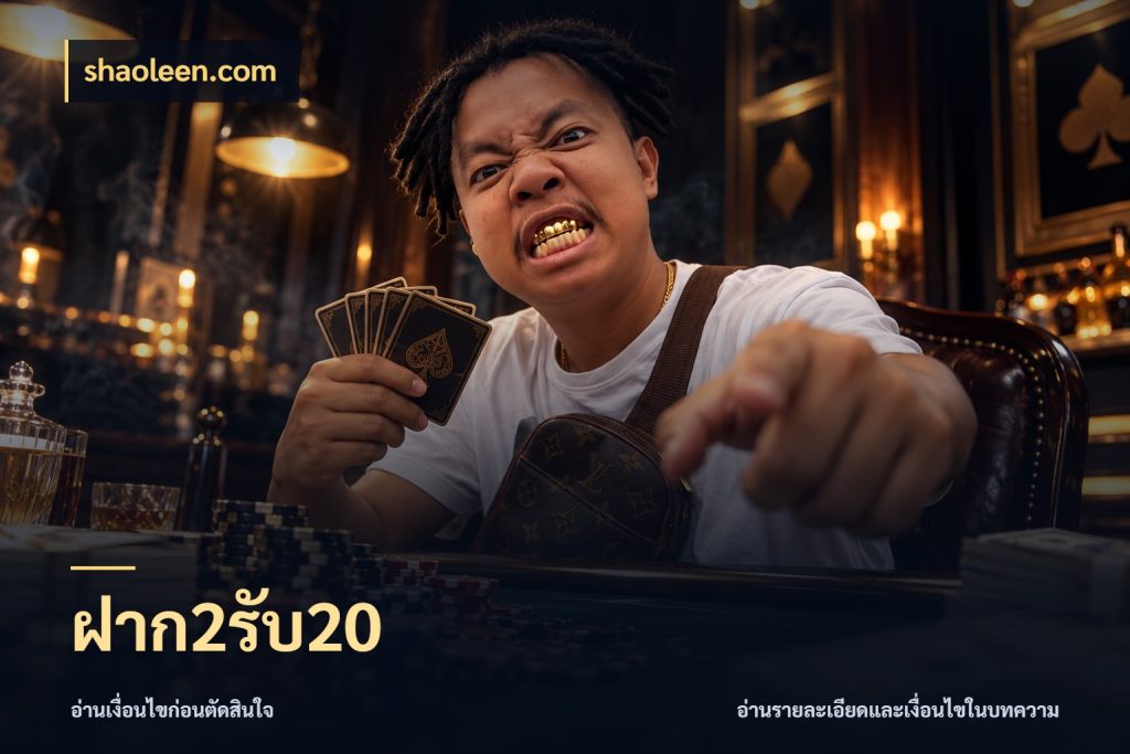 ฝาก2รับ20 จุดเด่นของเครดิตที่คนชอบเกมอยากรู้ ในมุม shaoleen.com