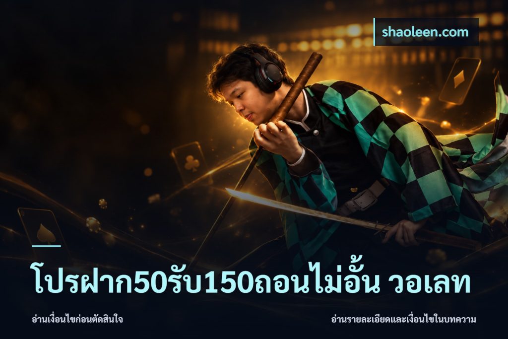 โปรฝาก50รับ150ถอนไม่อั้น วอเลท