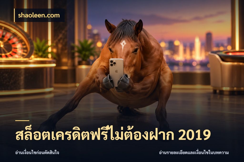 สล็อตเครดิตฟรีไม่ต้องฝาก 2019