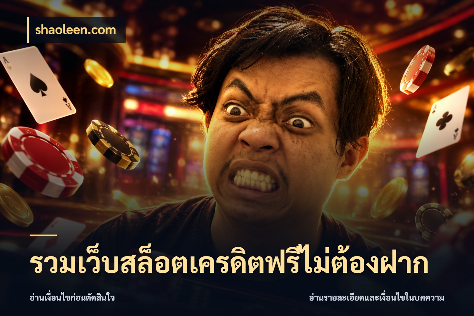 รวมเว็บสล็อตเครดิตฟรีไม่ต้องฝาก สายโบนัสเลือกมุมเครดิตให้ตรงสไตล์ กับ shaoleen.com