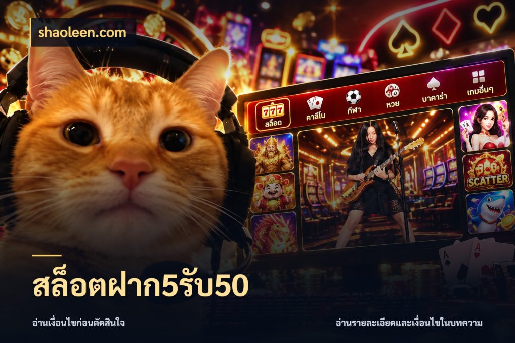 สล็อตฝาก5รับ50 จุดเด่นของเครดิตที่คนชอบเกมอยากรู้ กับ shaoleen.com