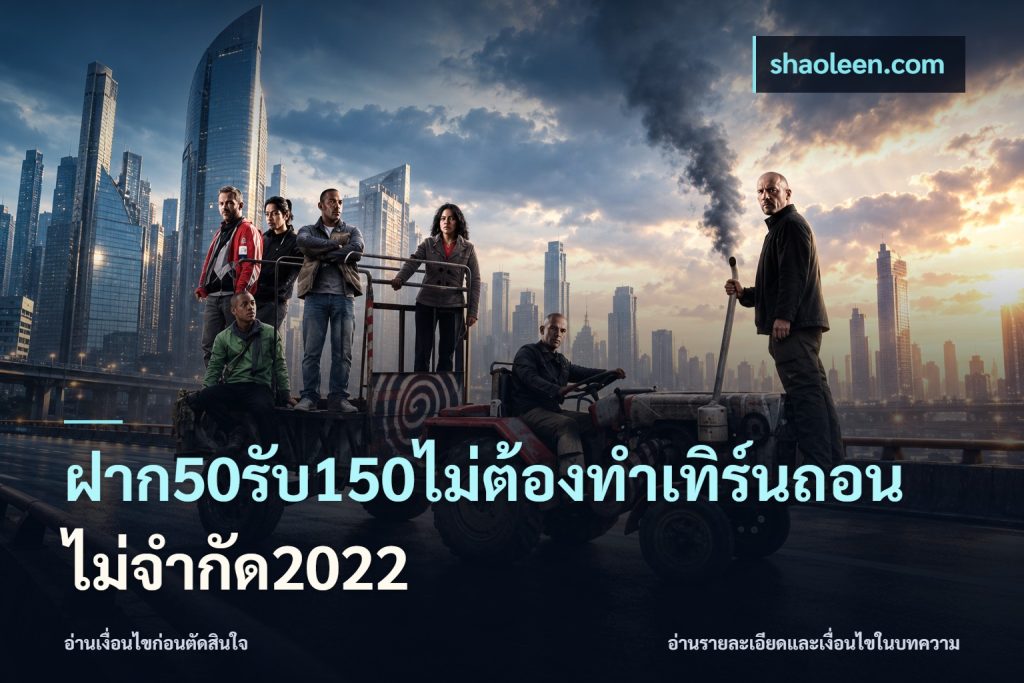 ฝาก50รับ150ไม่ต้องทําเทิร์นถอนไม่จํากัด2022