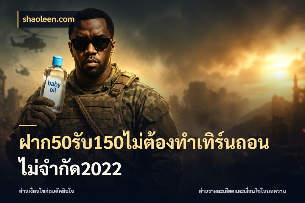 ฝาก50รับ150ไม่ต้องทําเทิร์นถอนไม่จํากัด2022