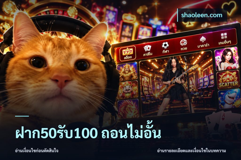 ฝาก50รับ100 ถอนไม่อั้น