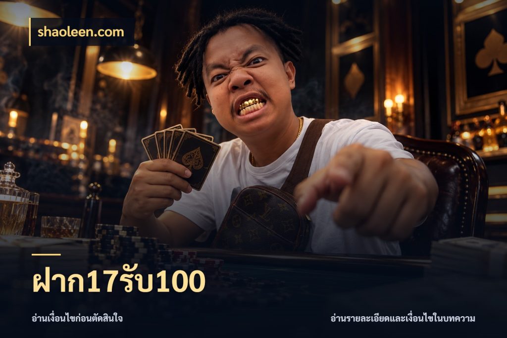 ฝาก17รับ100 shaoleen.com เปิดมุมโปรให้เข้ากับเกมแนวโปรด