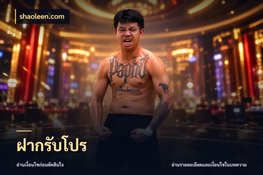 ฝากรับโปร ยอดฝากและยอดรับในมุมของคนชอบลุ้น สไตล์ shaoleen.com