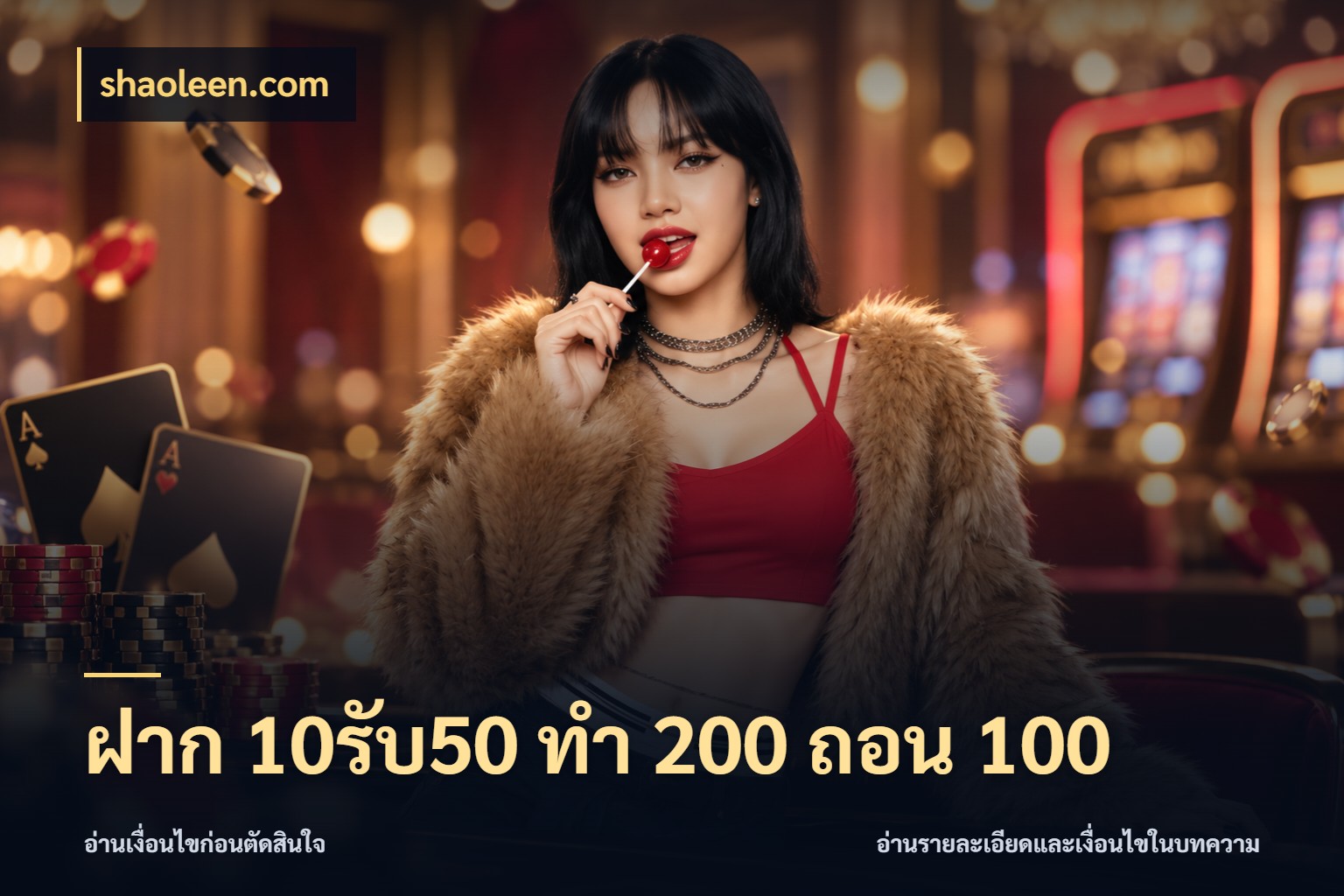ฝาก 10รับ50 ทํา 200 ถอน 100 ยอดฝากและยอดรับในมุมของคนชอบลุ้น กับ shaoleen.com