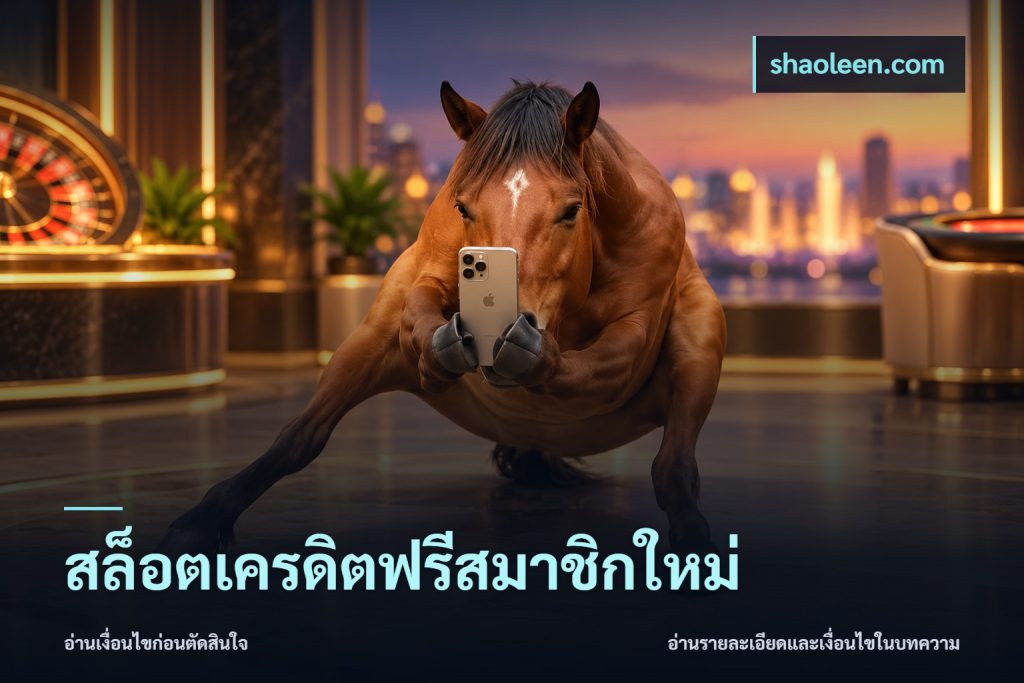 สล็อตเครดิตฟรีสมาชิกใหม่