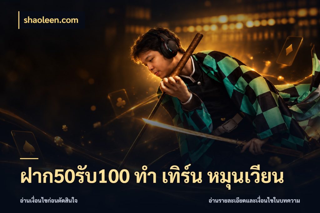 ฝาก50รับ100 ทํา เทิร์น หมุนเวียน สนุกกับตัวเลือกโปรในสไตล์ของคุณ กับ shaoleen.com